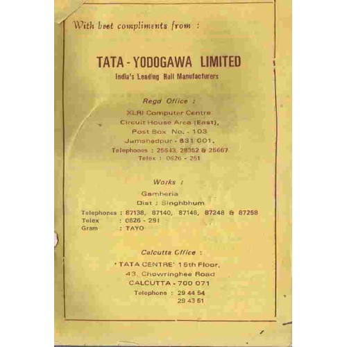Tata Yodogawa Limited