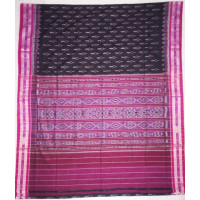 Maniabandhi Pink border Sari Maniabandhi Pink border Sari