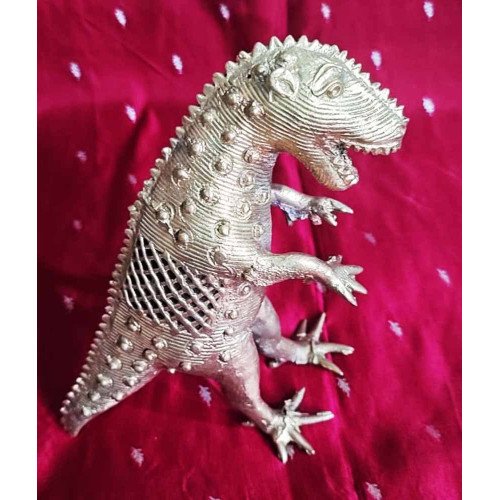 Dhokra Dinosaur Showpiece