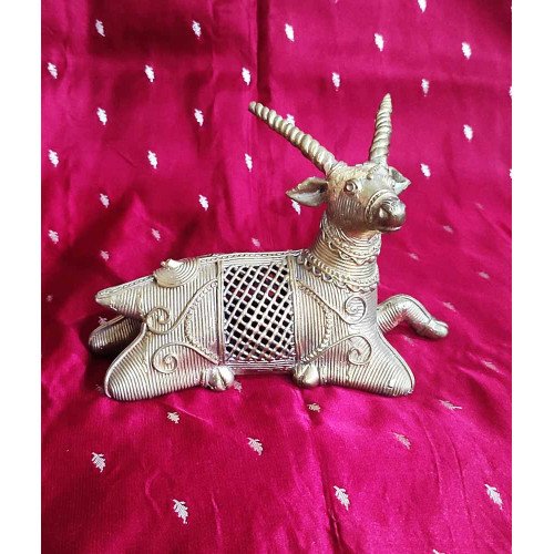 Dhokra Home Decor  Basterart Deer Family