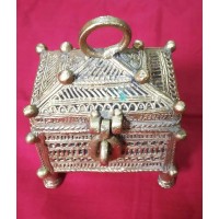 Dhokra Jewelry Box Rectangular