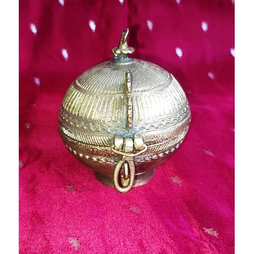 Dhokra Sindoor Pot