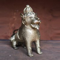 Home Decor Dhokra Sitting Lion