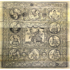 Rasalila in centre with Dasa Avatara