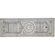 Tribal art (Saura) on silk 2
