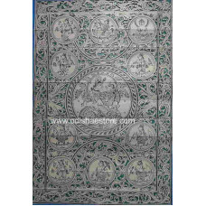 Dasa Abatara Palm Leaf With Rasalila PLR009