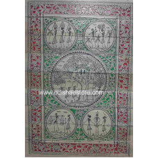 Tree Of LIfe With Tribal Village