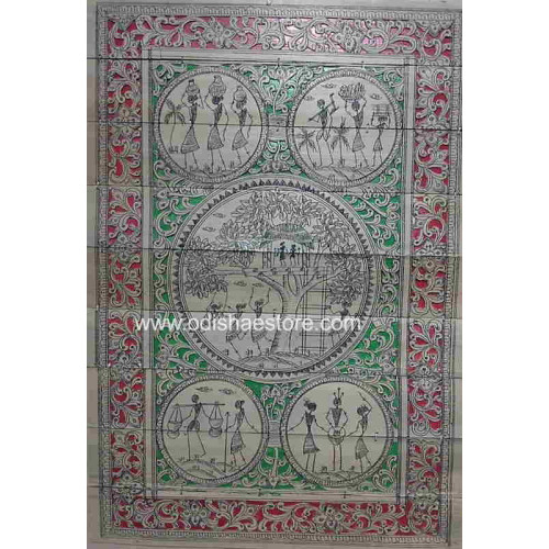 Tree Of LIfe With Tribal Village