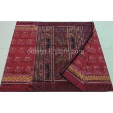 Exclussive Elephant Designed handloom silk sareee..