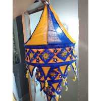 Pipili Applique lamp yellow & blue