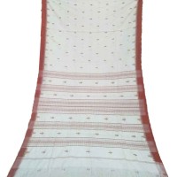 Red Border Kotpad Handloom Cotton Saree