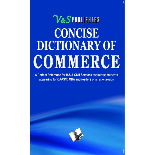 Concise Dictionary Of Commerce