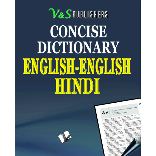 Concise English - English - Hindi Dictionary (Pocket Size)