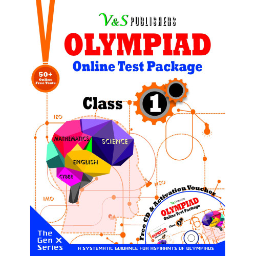 Olympiad Online Test Package Class 1 (Free CD With Activation Voucher)