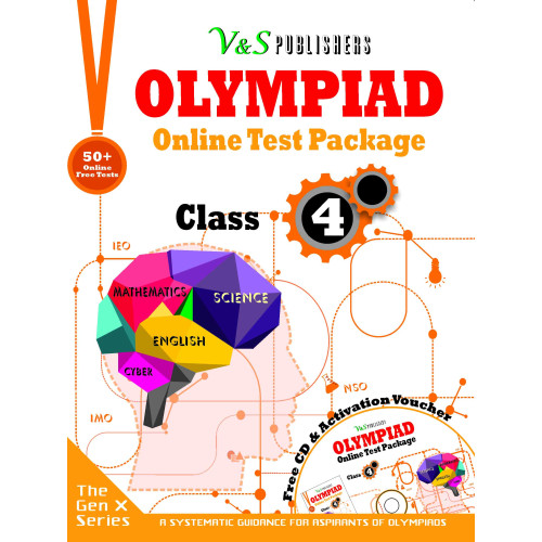 Olympiad Online Test Package Class 4 (Free CD With Activation Voucher)