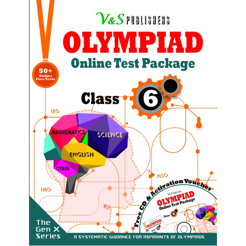Olympiad Online Test Package Class 6 (Free CD With Activation Voucher)