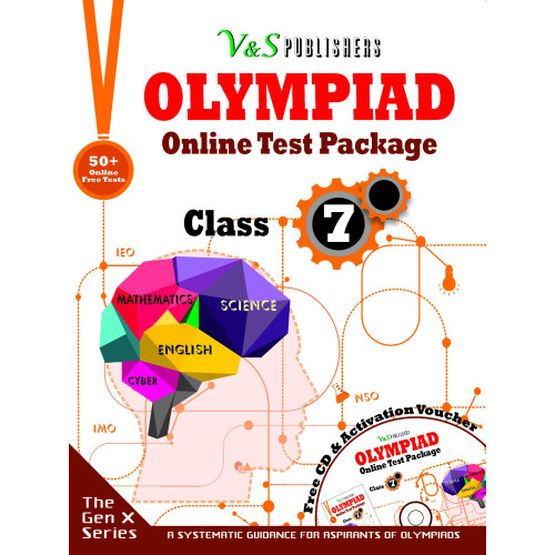 Olympiad Online Test Package Class 7 (Free CD With Activation Voucher)