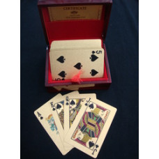 24ct Gold plated playing cards 506859 24ct Gold plated playing cards 506859