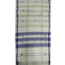 Blue color print Handwoven Koraput Cotton Stole