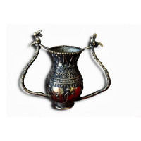 Brass Dokra Flower Vase 2
