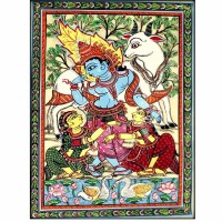 Lord Krishna with Gopis0389