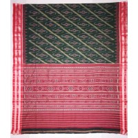Maniabandhi Red border Cotton Saree