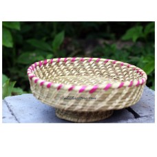 Sabai Grass Fruit Flower Multipurpose Basket Gift Hamper round