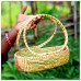 Sabai Grass  Fruit Flower Multipurpose Basket with handle oval gift hamper