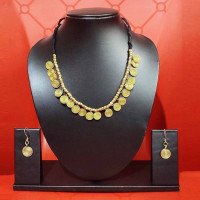 Tribal Handmade Dhokra Circles Necklace