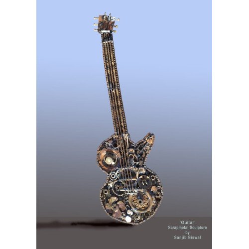 Iron Scrap Metal Guitar