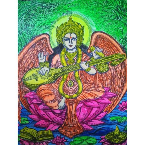 Maa Saraswati 1 Painting