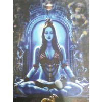 Meditating Shiva Painting