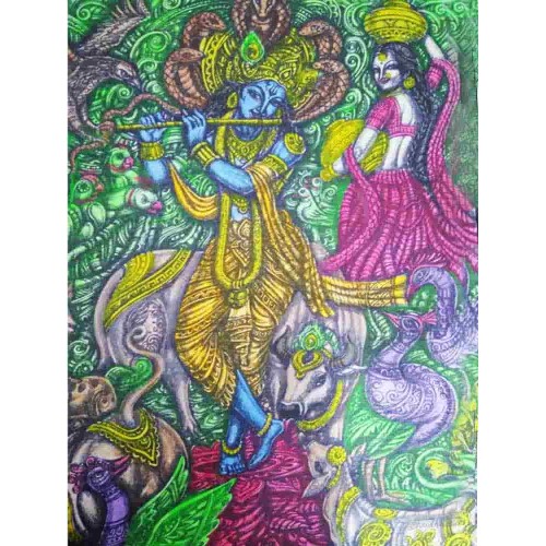 Radha Krishna Modern Painting 5