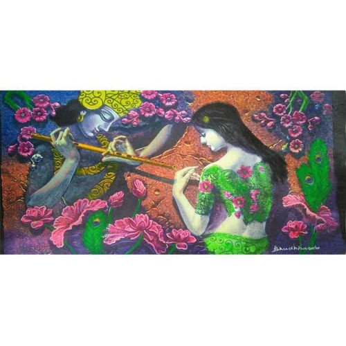 Radha Krishna Modern Painting 6 