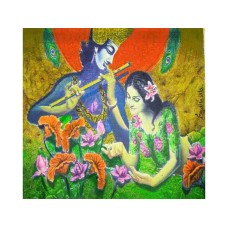 Radha Krishna Modern Painting 7