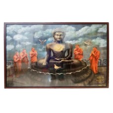 Sitting Buddha painting 