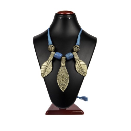 Tripple Leaf Exotic Party Necklace