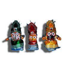 Lord Jagannath, Balabhadra & Subhadra(Neem Wood)