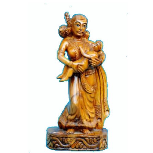 Wooden Mother & Child 2
