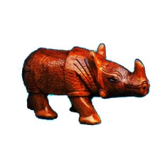 Wooden Rhino 2