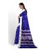 Blue With White Border Handwoven Kotpad Saree