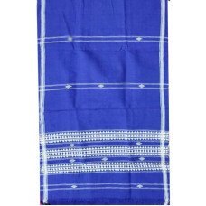 Blue color With white print Handwoven Koraput Cotton Stole