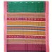 Green With Pink Border Hand Woven Kotpad Saree