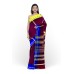 Maroon Body with Blue and Yellow Border Kotpad Handwoven Saree