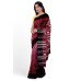 Maroon With Black Border Hand Woven Kotpad Saree