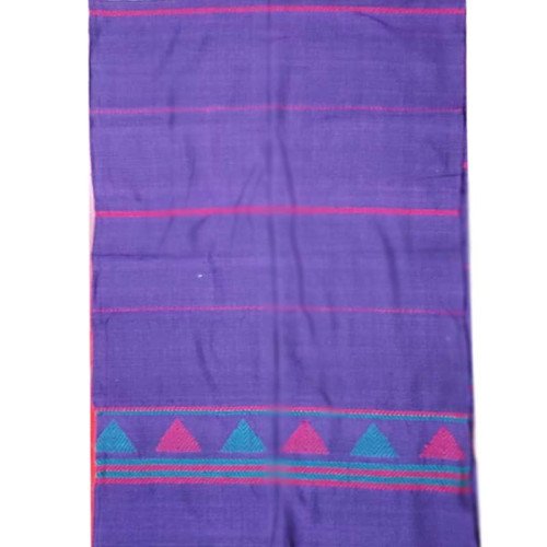 Purple Color Handwoven Kotpad Cotton Stole