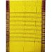 Yellow With Maroon Border Hand Woven Kotpad Saree