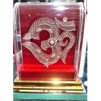 Boxed Aum Silver Decorative