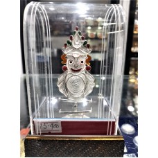 Silver Filigree Lord Jagannath  in Transparent Box