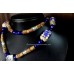 Tulsi Bamboo Necklace with Krishna Pendant Eco Friendly Jewelry
